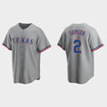 Texas Rangers #2 Marcus Semien Gray Puhics Cool Base Stitched Jersey